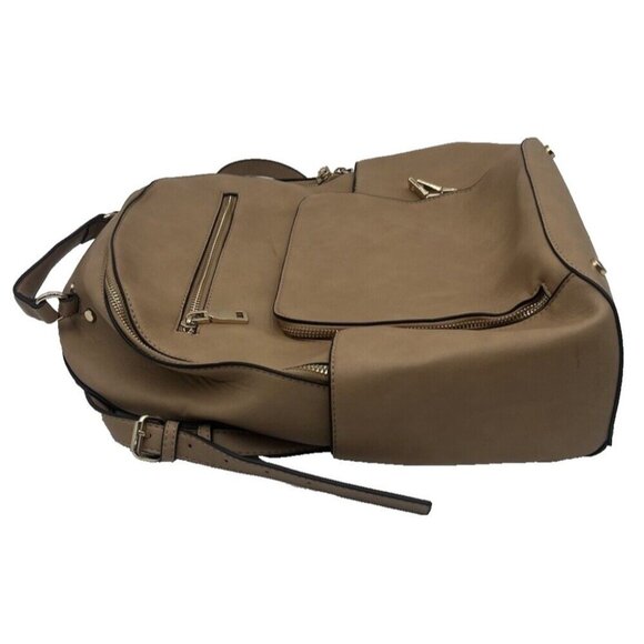 INC Kolleene Large Dome Backpack - Camel - Gold New (Missing 1 Zipper Pull Tab) - Picture 4 of 7